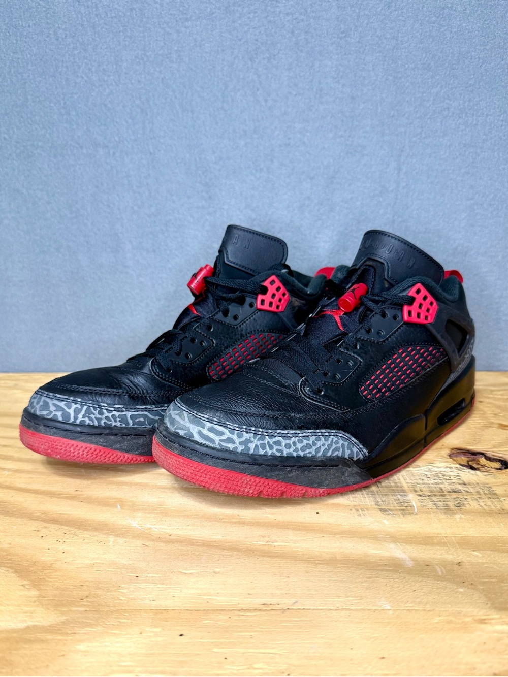 Jordan Spizike Low Bred Black Gym Red Cool Grey FQ1759-006 Mens Size 12